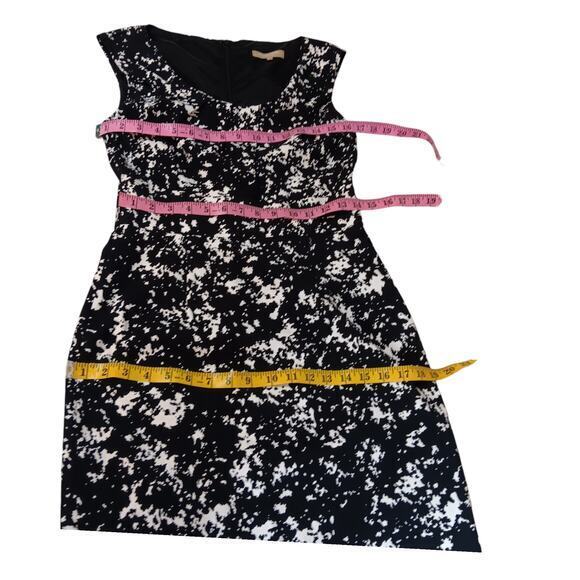 MICHAEL KORS COLLECTION‎ Dress Size 8 Black and White Abstract Made in Italy - Picture 5 of 11